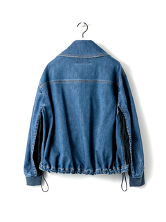 pierre cardin(ピエールカルダン) |【カタログ掲載】バックロゴ デニム スタンド ブルゾン ジャケット