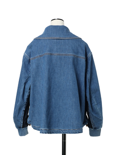 pierre cardin(ピエールカルダン) |【カタログ掲載】バックロゴ デニム スタンド ブルゾン ジャケット