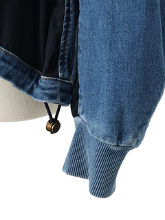pierre cardin(ピエールカルダン) |【カタログ掲載】バックロゴ デニム スタンド ブルゾン ジャケット