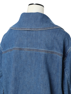 pierre cardin(ピエールカルダン) |【カタログ掲載】バックロゴ デニム スタンド ブルゾン ジャケット