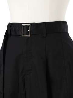 pierre cardin(ピエールカルダン) |コットンサテン ベルト付き ガウチョ パンツ