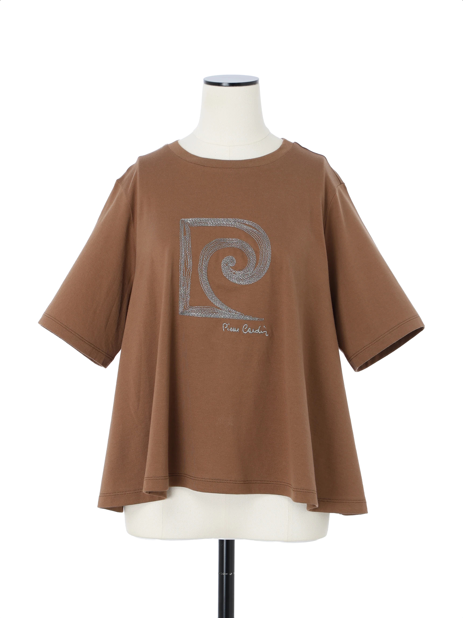 pierre cardin ロゴ ロングステープル コットン Tシャツ ｜ pierre