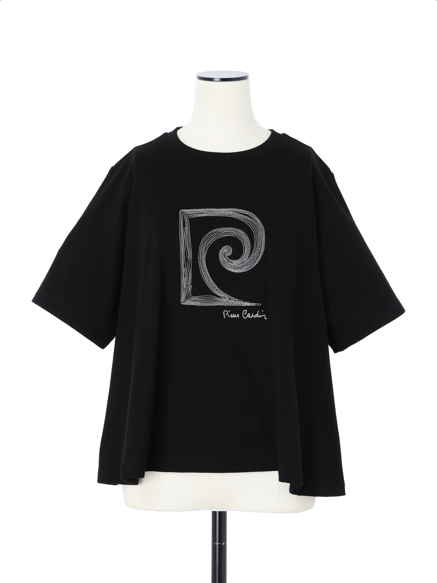 pierre cardin ロゴ ロングステープル コットン Tシャツ ｜ pierre