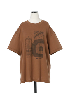 pierre cardin(ピエールカルダン) |ロングステープルコットン プリント Tシャツ