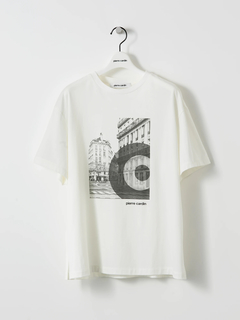 pierre cardin(ピエールカルダン) |ロングステープルコットン プリント Tシャツ