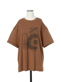 pierre cardin(ピエールカルダン) |ロングステープルコットン プリント Tシャツ