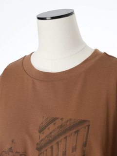 pierre cardin(ピエールカルダン) |ロングステープルコットン プリント Tシャツ
