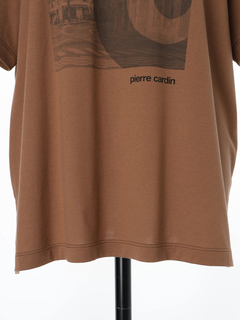 pierre cardin(ピエールカルダン) |ロングステープルコットン プリント Tシャツ