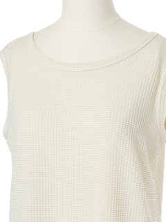 pierre cardin(ピエールカルダン) |ラメストレッチ ノースリーブ Tシャツ