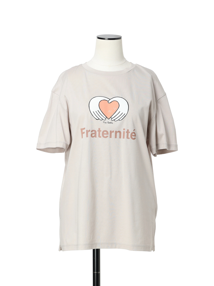 pierre cardin(ピエールカルダン) |Fraternité／友愛 80シルケットスムース Tシャツ プリントT