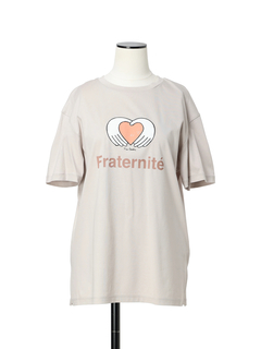 pierre cardin(ピエールカルダン) |Fraternité／友愛 80シルケットスムース Tシャツ プリントT
