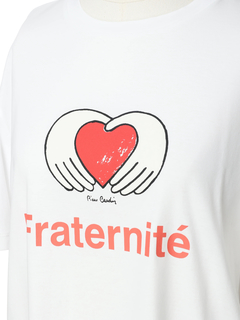 pierre cardin(ピエールカルダン) |Fraternité／友愛 80シルケットスムース Tシャツ プリントT