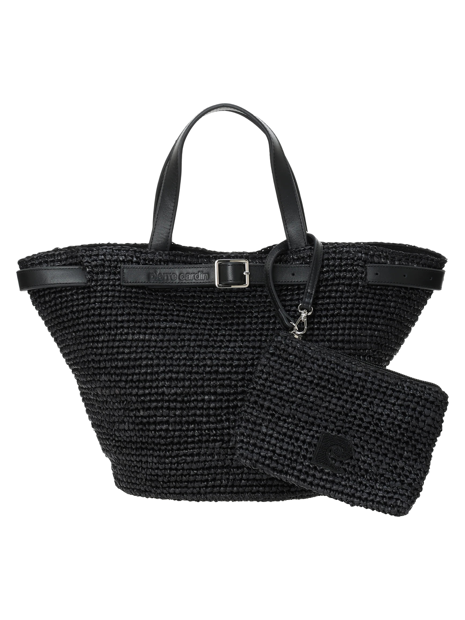 ラフィアアンドレザー バッグ トートバッグ ｜ pierre cardin