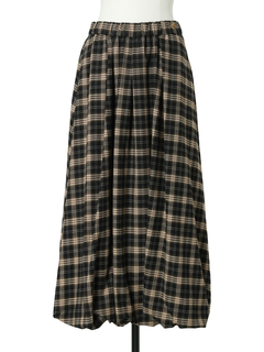 pierre cardin(ピエールカルダン) |ブラッシュド チェック スカート
