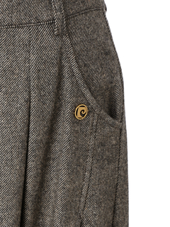 pierre cardin(ピエールカルダン) |ウール ツィード ワンタック パンツ